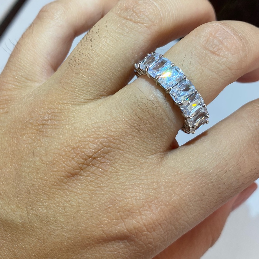 *NEW Radiant Eternity Ring - Picture 1 of 9